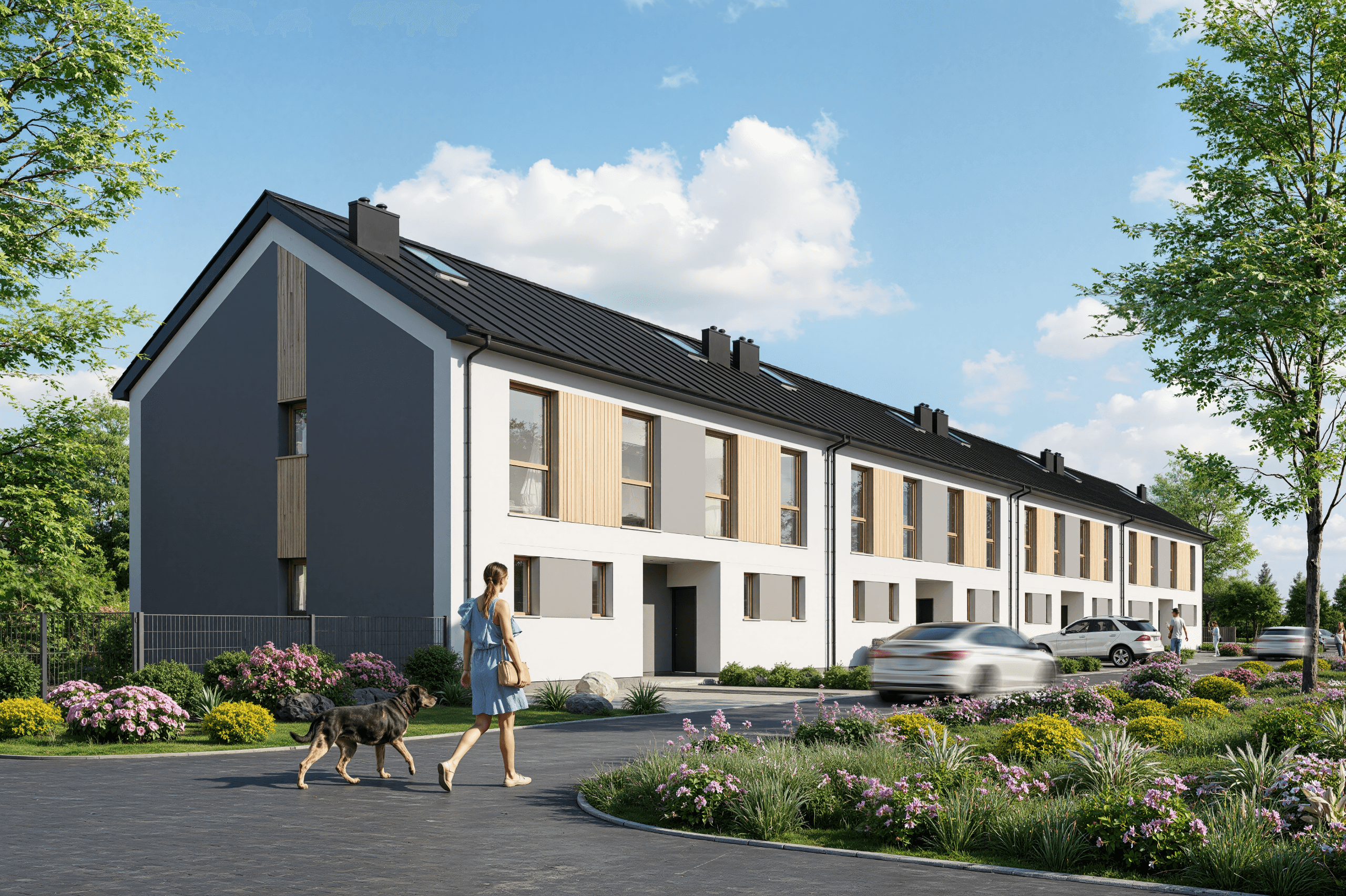 Osiedle Błękitnego Motyla - szeregówki